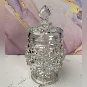Vtg Avon Jar with Lid
